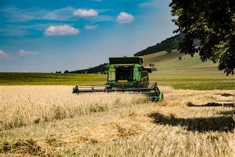 Grain Harvesting Combine Free Stock Photo Public Domain Pictures