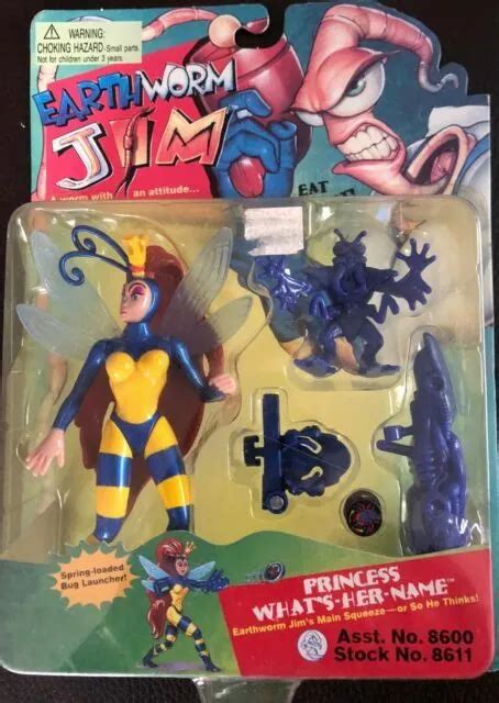 Playmates Toys Princess Whats Her Name Action Figure Earthworm Jim 18