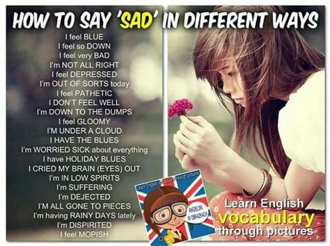 Words To Use, New Words, I Feel Depressed, English Talk, Very Bad ...