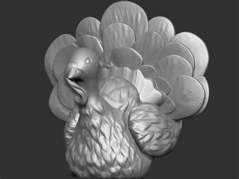 the thanksgiving turkey 3d model 3d printable cgtrader