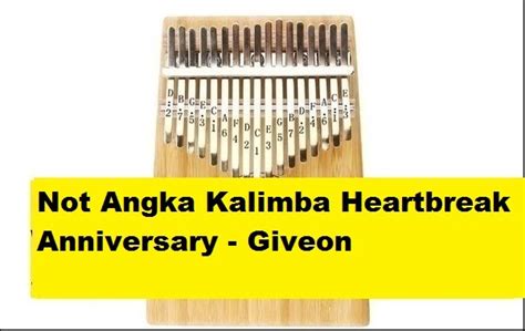 Not Angka Kalimba Heartbreak Anniversary - Giveon - CalonPintar.Com