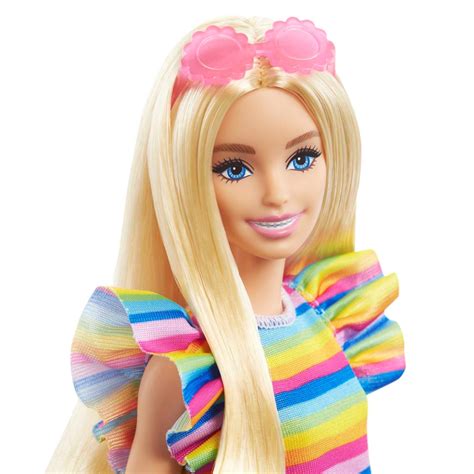 Barbie Fashionistas Doll 197 Rainbow Dress Smyths Toys Uk