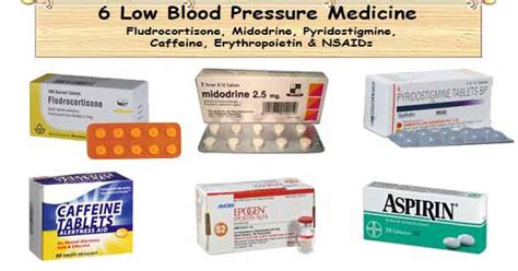 When are medicines for high blood pressure used. Hypotension Medications | Low Blood Pressure Medicines