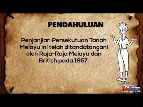 Pakatan murni mewujudkan perpaduan dan keharmonian kaum. PERJANJIAN PERSEKUTUAN TANAH MELAYU 1957 - YouTube