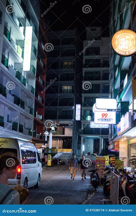 Patong Night Street In Phuket Thailand 2017 Editorial Stock Image