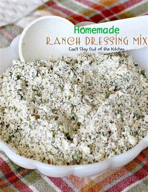 Homemade Ranch Dressing Mix Can T Stay Out Of The Kitchen