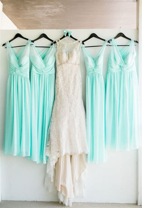 Buy Aqua Wedding Dress In Stock