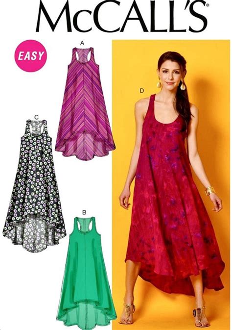 Sewing Pattern Women S Loose Fit Sundress Pattern Very Etsy Sewing Dresses Tent Dress