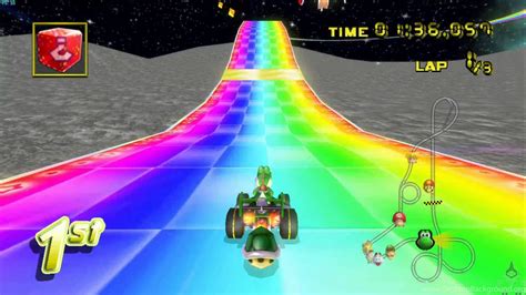 Rainbow Road 64 Remake Mario Kart Wii Ctgp Revolution Hd Desktop