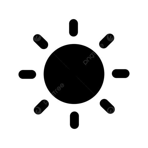 Sun Icon Clipart Transparent Background Vector Sun Icon Sun Icons