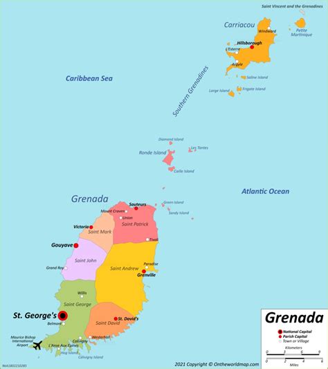 Grenada Map Detailed Maps Of Grenada