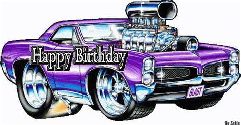 Classic Car Happy Birthday 