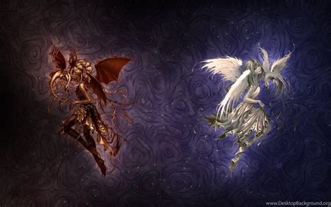 Devil And Angel Wallpapers Wallpaper Cave