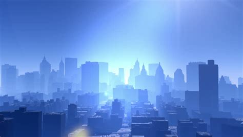 Animated City V2 Motion Background Hd Seamless Loop Stock Footage