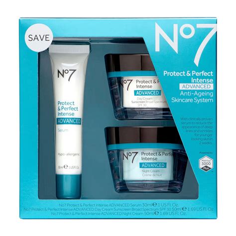 No7 Protect And Perfect Intense Advanced Skincare System Skin Care Beauty Shop Your Navy