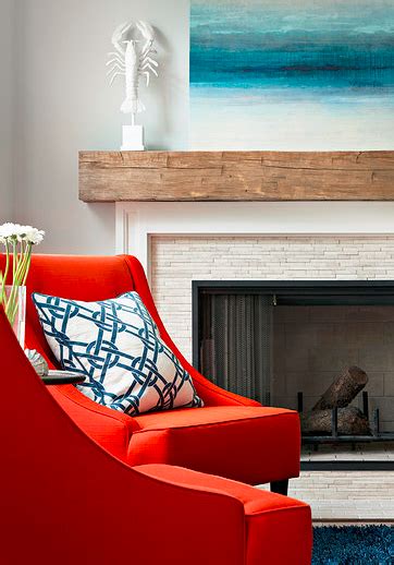 Go Coastal with Blue and Orange Room Decor | Orange room ...
