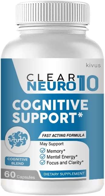 Clear Neuro10 Clear Neuro 10 Cognitive Support Single