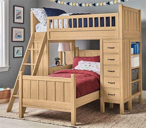 Pottery Barn Kids Camp Twin Loft System Bunk Bed Designs Bunk Beds