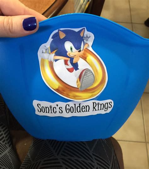 Sonics Golden Rings Made With Printed Out Pictures Jaxens 4th