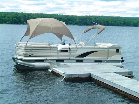 8' 6 x 10' heavy duty pontoon boat bimini top package. Try Pontoon boat enclosures | Khan