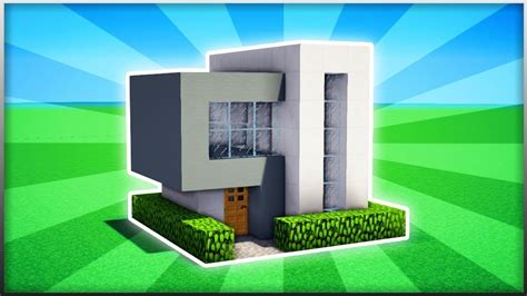 Small unfurnished modern house 1. Minecraft : How To Build a Easy Small Modern House #2(PC ...