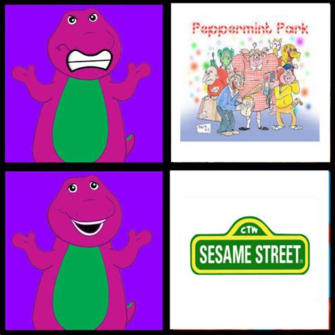 Barney Likes Sesame Street By Kidsongs07 On Deviantart