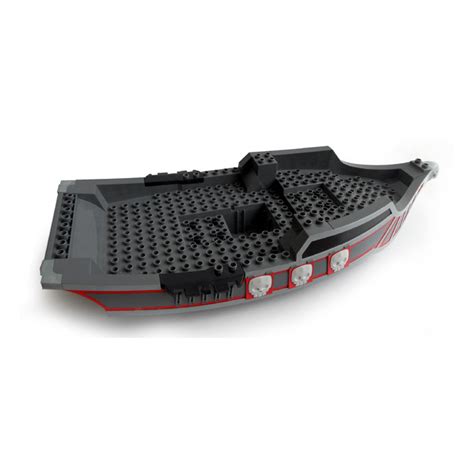 Lego Duplo Boat Hull With Red Skulls 54046 54856 Brick Owl Lego