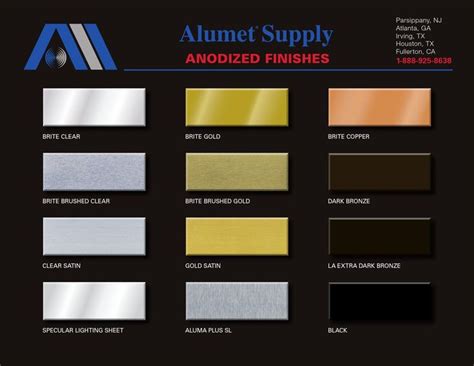 Natural Anodized Aluminum Colors