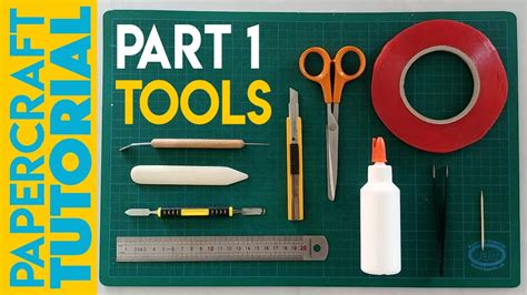 Papercraft Tutorial Part 1 All The Tools You Need To Start Youtube