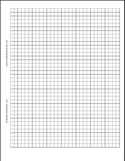 Free Printable Quarter Inch Graph Paper Printable Blog