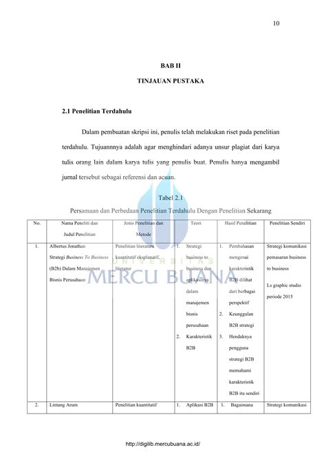 Contoh Tabel Penelitian Terdahulu Dalam Skripsi Pdf Manajemen - IMAGESEE