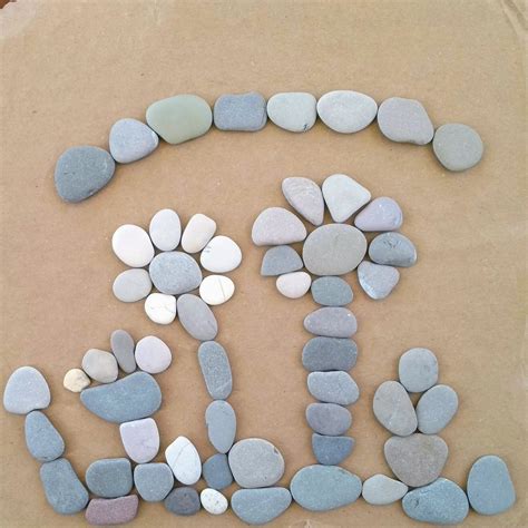 60 Flat Thin Pebbles For Pebble Art Pebble Art Supply Small Etsy