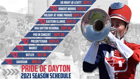 Were Excited To The Pride Of Dayton Marching Band