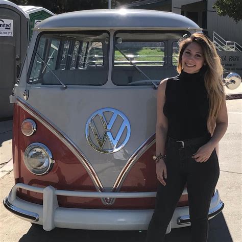 Bus Babe Adriana Just Loving The Vw Bus Vibes And Were Loving Her