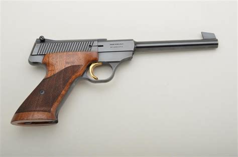 Belgian Made Browning Semi Auto Pistol 22lr Cal 6 34” Barrel Blue