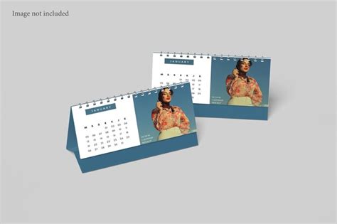 Calendario De Escritorio Maqueta Archivo Psd Premium