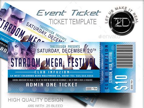 awesome ticket invitation design templates web