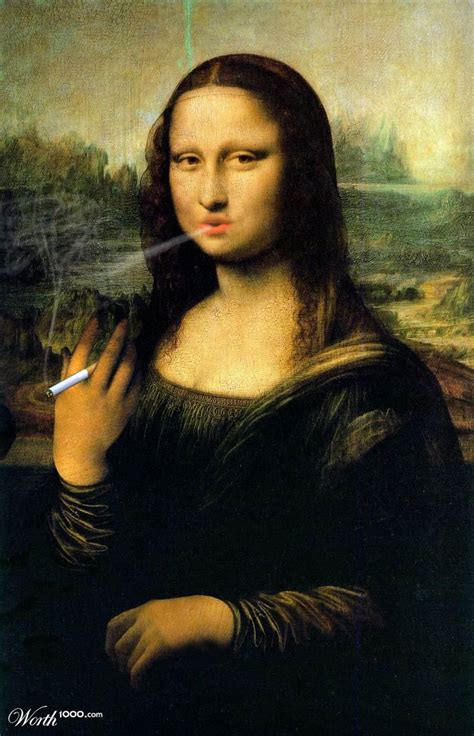 Mona Lisa Smoking Worth1000 Contests