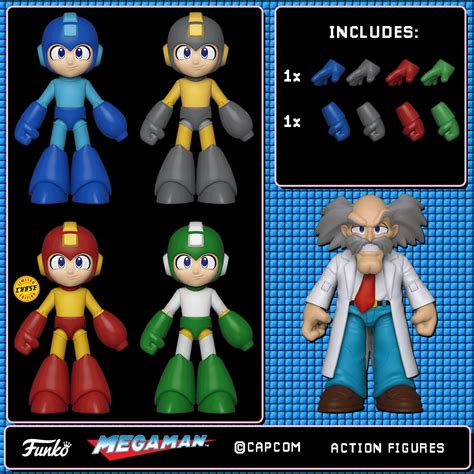 Rockman Corner New Mega Man Action Figures Announced By Funko