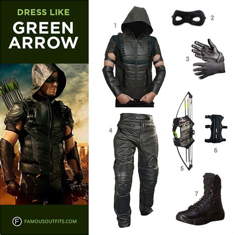Green Arrow Season Oliver Queen Cosplay Costume Deluxe Outfit Mail