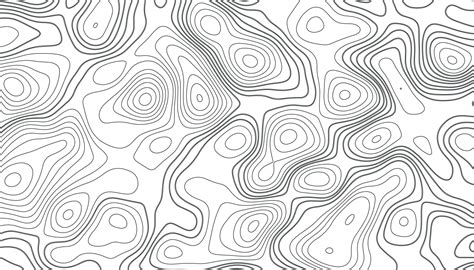 Abstract Topographic Map Background Abstract Topographic Map