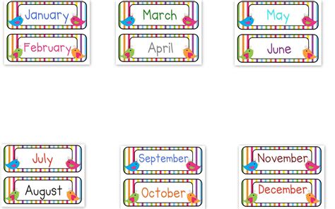18+ Months Of The Year ... Months Of The Year Clipart | ClipartLook