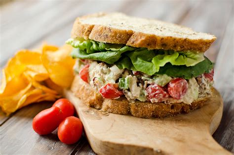 It is perfect for parties you can make this delicious cucumber chicken salad sandwich recipe in just 10 minutes. Light Ranch BLT Chicken Salad Sandwich ~ Page 2 of 2