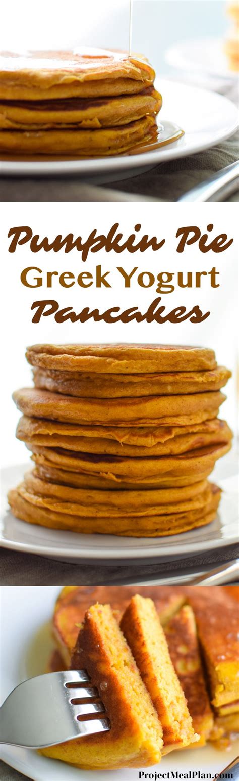 Have you ever been obsessed over a recipe? Pumpkin Pie Greek Yogurt Pancakes | Recipe | Greek yogurt ...