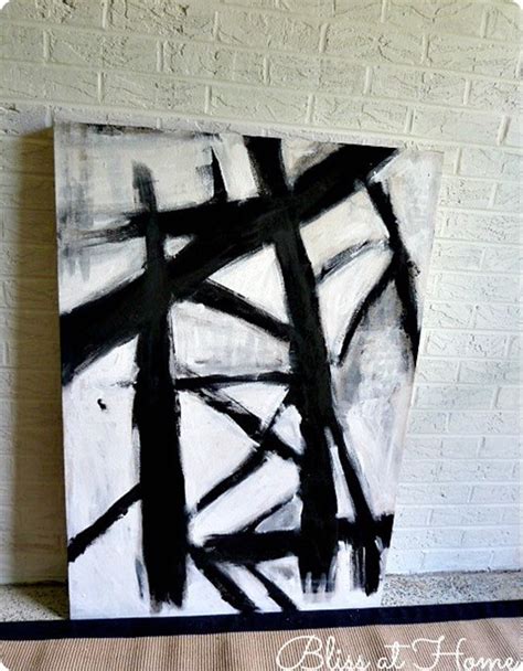 Black And White Abstract Art Even Your Kids Can Paint