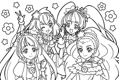 Smile Precure Coloring Pages Artofit