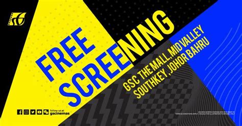 From 1 january 2020, however, gsc member will not be able to. GSC Mid Valley Southkey Opening Promotion FREE Screening ...