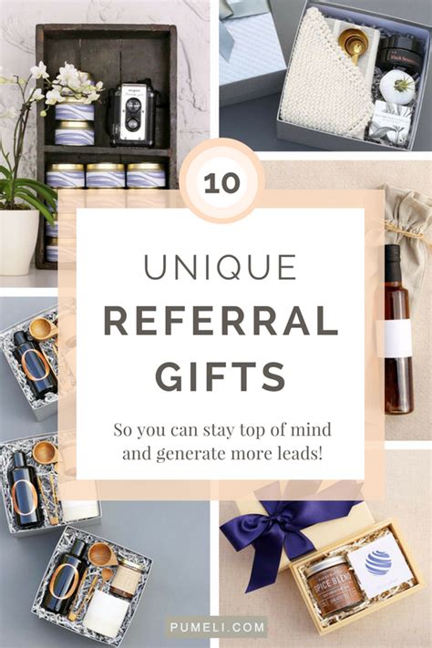 If yes, here are 50 best christmas gift ideas for clients and customers. Marketing Strategy: 10 Effective Referral Gifts - Pumeli