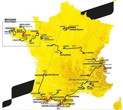 Le tour de france 2021 de cyclisme, qui aura lieu du 26 juin au dimanche 18 juillet prochain, est sur les rails, depuis la présentation du parcours effectuée le dimanche 1er novembre le parcours du tour de france 2021 et les dates de toutes les étapes : Tour De France 2021: calendrier, étapes et parcours