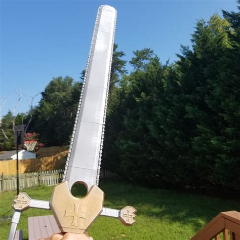 3d Printable Excalibur Chainsaw Sharknado 6 By T E C